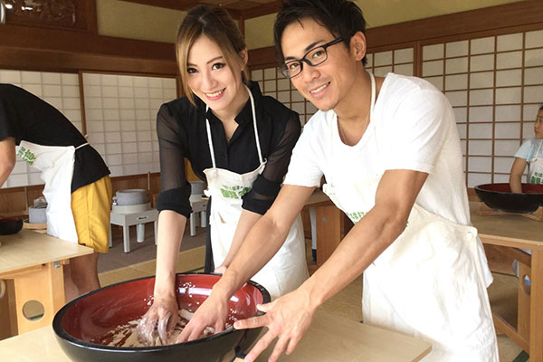 そば打ち体験 観音亭