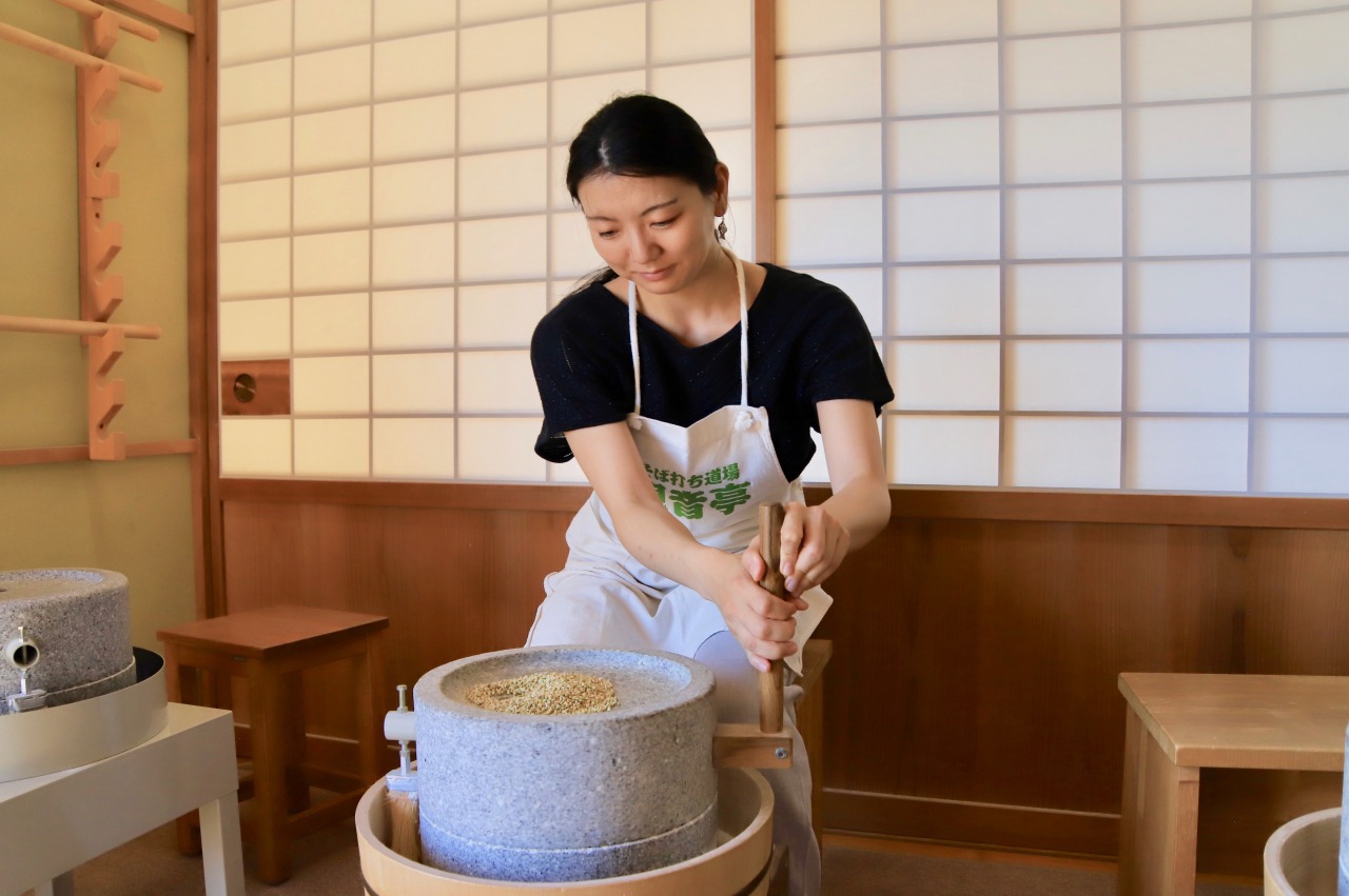 そば打ち体験 観音亭