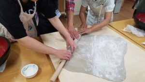 湯来そば打ち体験
